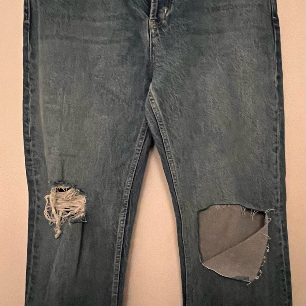 NWT Rails Women’s Relaxed Distressed Jeans Button Fly